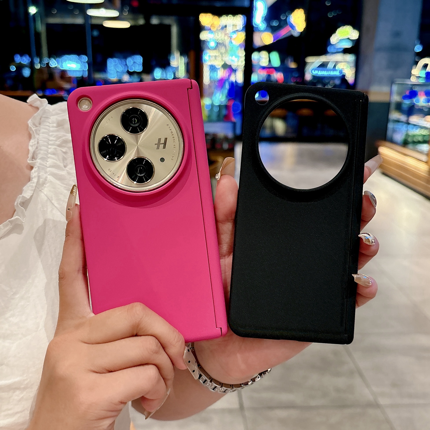 适用oppofindn5手机壳中轴保护oppo新款折叠屏findn3全包铰链oppon5全包超薄Find防摔硬壳N5肤感磨砂不沾指纹 - 图0