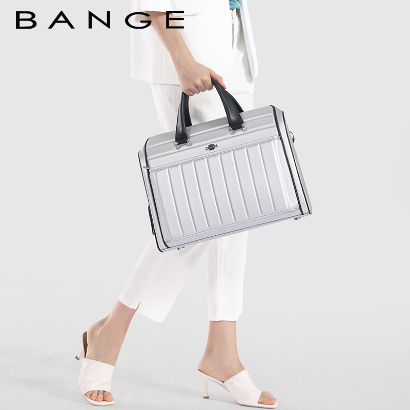 BANGE男包新品时尚简约大气公文包商务出差女电脑包轻奢手提斜挎,淘宝优惠券,粉丝福利购,淘宝优惠卷