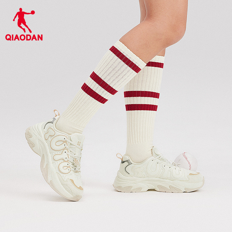 精灵兔IV|乔丹女鞋老爹鞋2024秋季增高运动鞋女休闲鞋KM32240419T