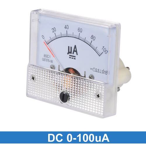 85C1-50uA指针式直流微安表100uA200uA300uA500uA机械电流表头 - 图0