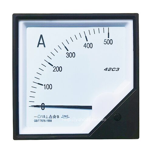 42C3-A指针式直流电流仪表5A10A500A1000A2000A3000A机械安培仪表 - 图3