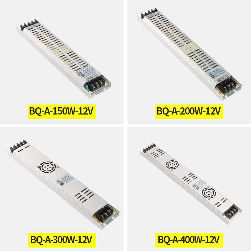 150W200W300W40电源12V0W卡布软膜灯箱变压器220转12超薄开关电源 - 图2