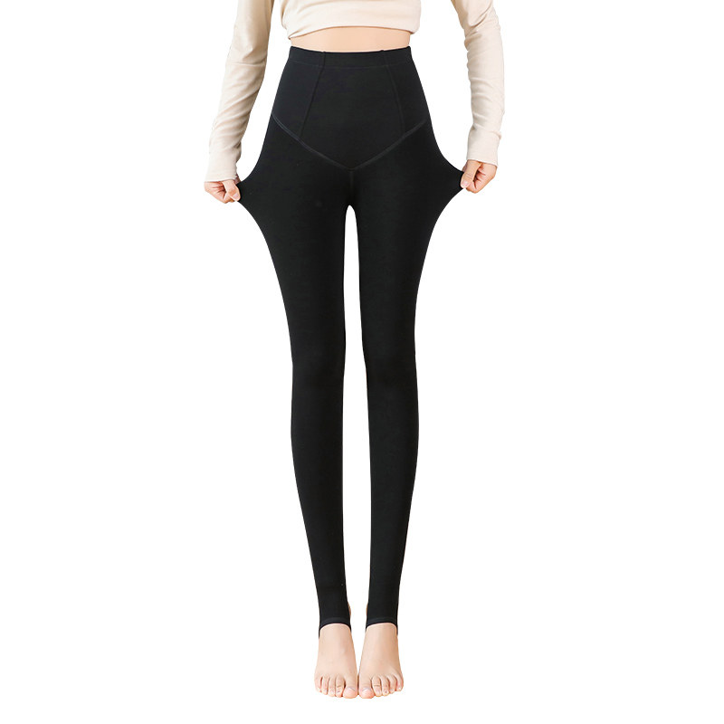 东北加绒秋冬季外穿踩脚羊毛打底裤 伊乐尼打底裤