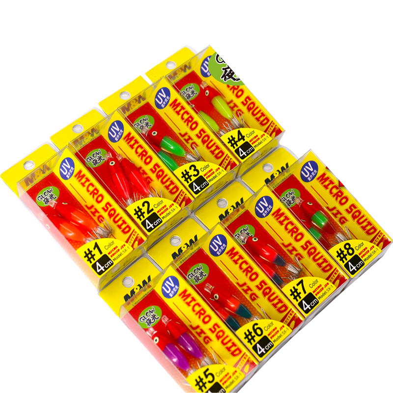 MW吹筒神器夜光紫光鱿鱼钩小管墨鱼海钓火箭鱿荧光木虾吹筒仔钩 - 图3