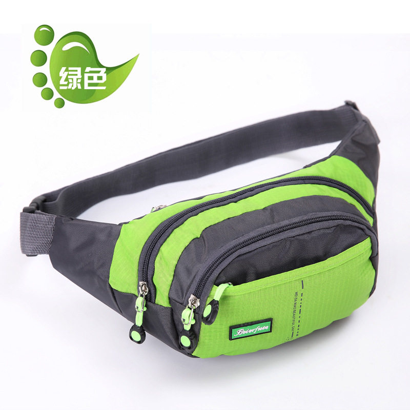 Waist bag men's outdoor sports running waist bag casual waist bag mobile phone change business cashier waist bag diagonal chest bag