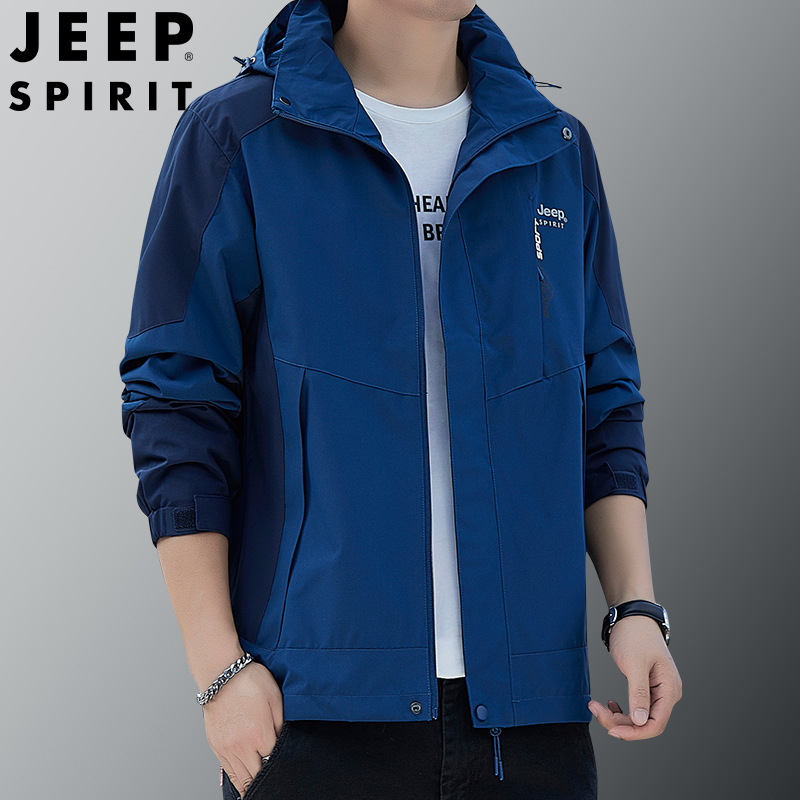 JEEP SPIRIT  秋冬款男士潮流休闲时尚夹克户外外套JC7286