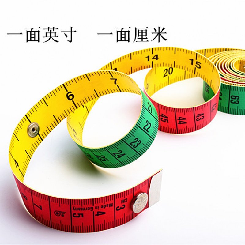 T迷你尺子皮尺量衣尺三围尺裁缝尺服装尺软尺皮尺卷尺1.5米尺_虎窝淘