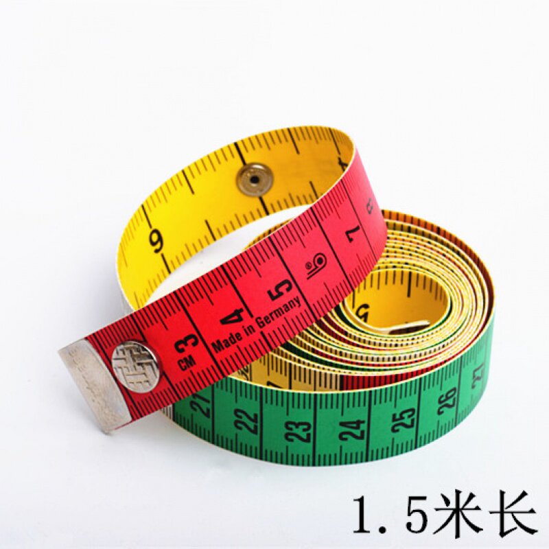 T迷你尺子皮尺量衣尺三围尺裁缝尺服装尺软尺皮尺卷尺1.5米尺_虎窝淘