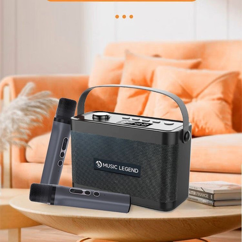 音乐传奇MUSIC LEGEND V9蓝牙音箱家庭K歌音响户外便携式重低音炮 - 图3