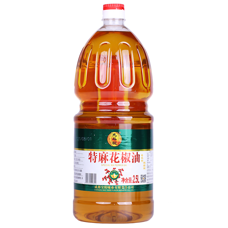 九斗碗特麻花椒油2.5L*6桶整箱汉源花椒油麻椒油米线麻辣烫餐饮装 - 图3