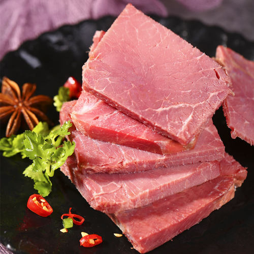 邦杰牛肉官方五香卤味8袋肉食即食真空清真速食食品礼盒牛肉熟食 - 图0