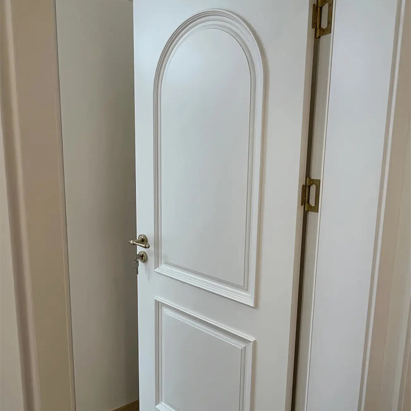 Solid wood composite multi-layer paint door home bedroom door solid wood door interior door Chongqing set concierge door original wood door