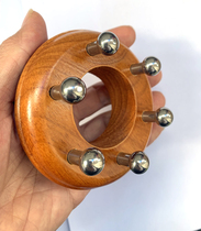 Stainless steel no-mark scraping massager Circle Hand holding belly leg soothing massage brush