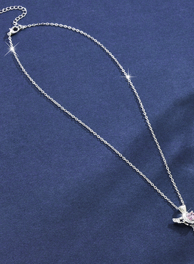 穗爵合金钛钢扭片链女