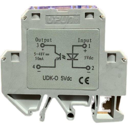 UDK-O 24Vdc UPUN友邦光电耦合隔离模块光耦端子0 5V12V 110V220V - 图3