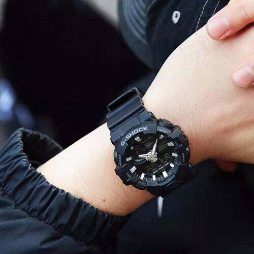 CASIO大盘防水休闲电子手表G-SHOCK GA-700-1A/2A/4A/7A/710GB - 图2