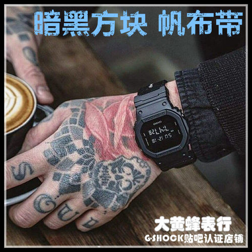 卡西欧G-SHOCK复古男女运动防水手表DW-5600BBN DW-5600THC/THS-1 - 图0