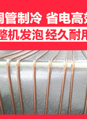 冰熊铜管冷冻商用节能冰柜