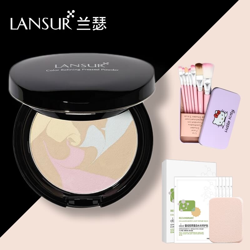 兰瑟粉饼修颜蜜粉饼控油持久定妆 永信化妆品粉饼