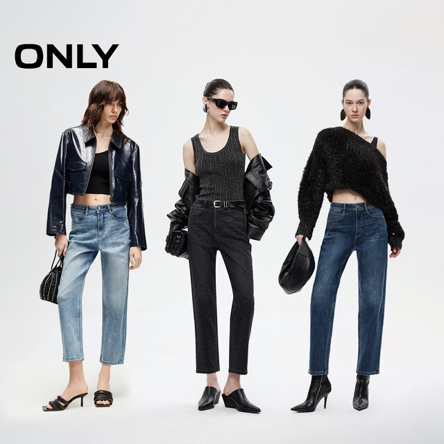 ONLY Slim Fit Straight Leg Jeans