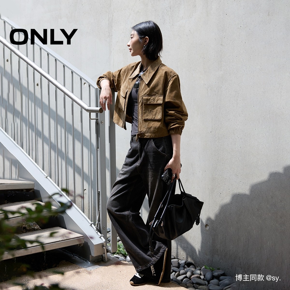 ONLY2025冬季新款细节破洞毛边设计约克线剪裁直筒裤长裤牛仔裤女,淘宝优惠券,粉丝福利购,淘宝优惠卷