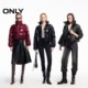 ONLY Warm Loose Stand Collar Short Down Jacket Stand Collar