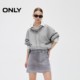 ONLY slim A-line short skirt leather skirt skirt