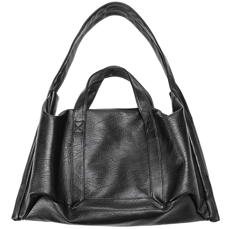 韩国ins风小众潮牌男包皮质大包多功能单肩斜挎包潮手提包健身包,淘宝优惠券,粉丝福利购,淘宝优惠卷