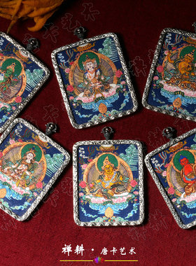 手绘微唐男女矿料布本银壳