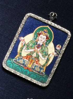 手绘微唐男女手绘吊坠