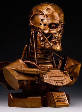 奥格瑞玛终结者T600青铜金属摆件