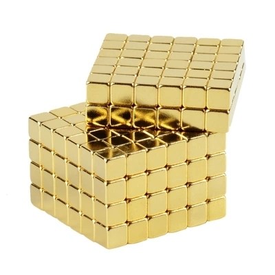 磁力方块巴克球正方形5mm216颗金色巴克块正方体磁铁吸铁石巴克块,淘宝优惠券,粉丝福利购,淘宝优惠卷