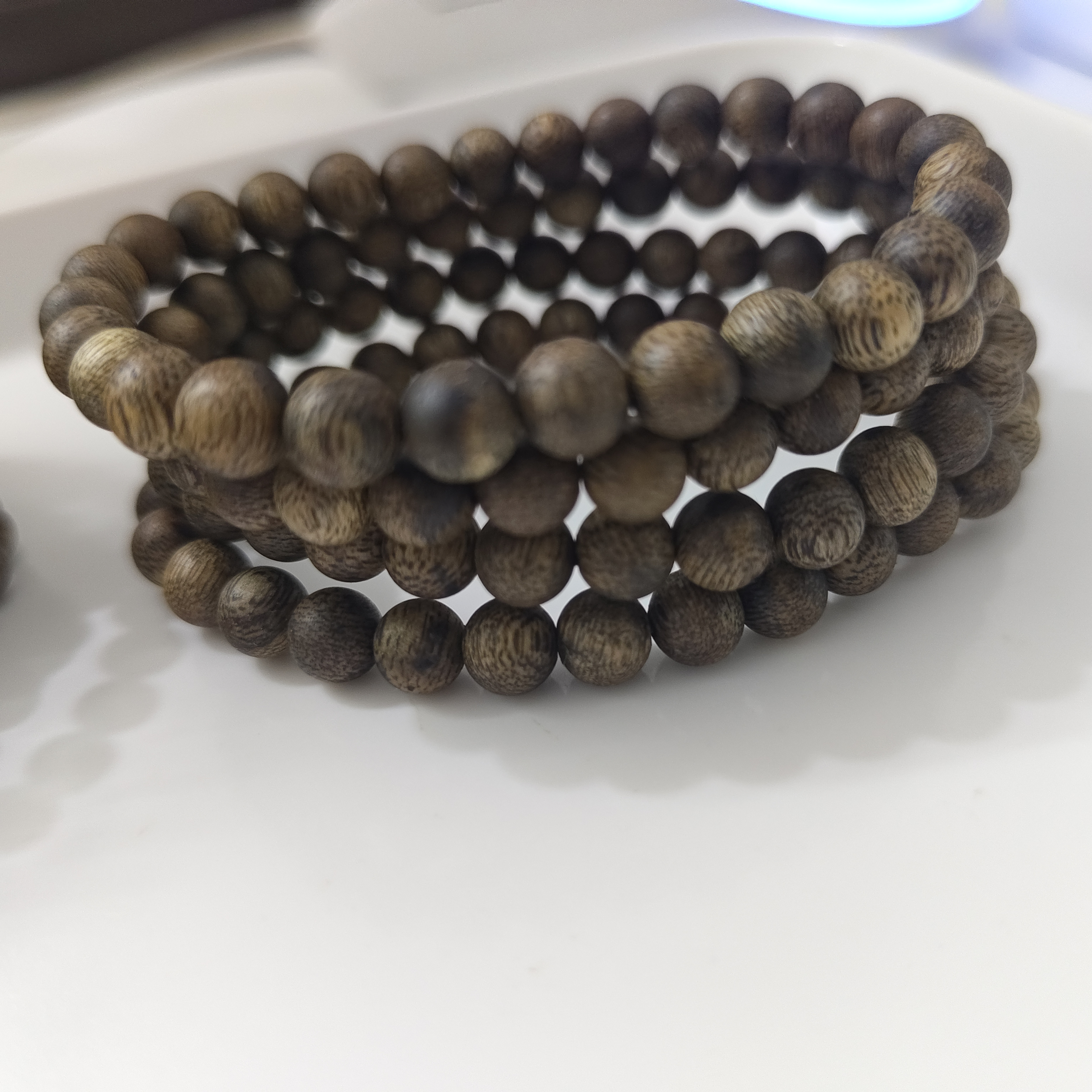 九分沉入门款天然绿棋楠沉香圆珠手串5mm天然棋楠素串男女同款,淘宝优惠券,粉丝福利购,淘宝优惠卷