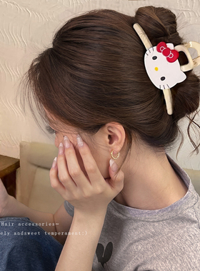 2025新款hellokitty可爱抓夹女