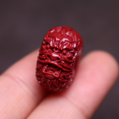 保真朱砂紫金砂龙扣隔珠顶珠墩子背云金刚星月菩提手长串diy配饰-图3