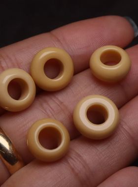 天然金膏玉玛瑙卡环计数面包圈