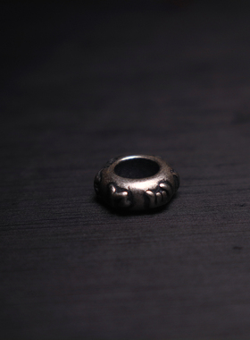 原创925六字真言隔片隔珠diy配饰