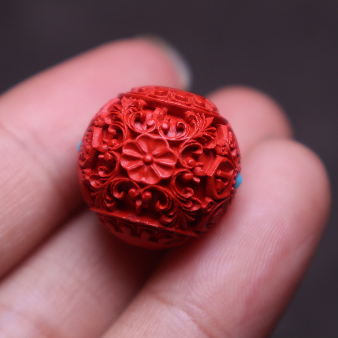 朱砂散珠天然原矿六字真言镶嵌花珠单颗珠子串珠纯帝王砂手串配件,淘宝优惠券,粉丝福利购,淘宝优惠卷