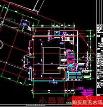 Sample House Display Center Building Cad Drawings (Watery Electric Heating Structure) Building Dwg Drawings
