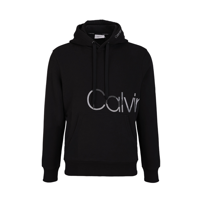 calvin klein撞色印花连帽秋季卫衣 联合供应海外卫衣