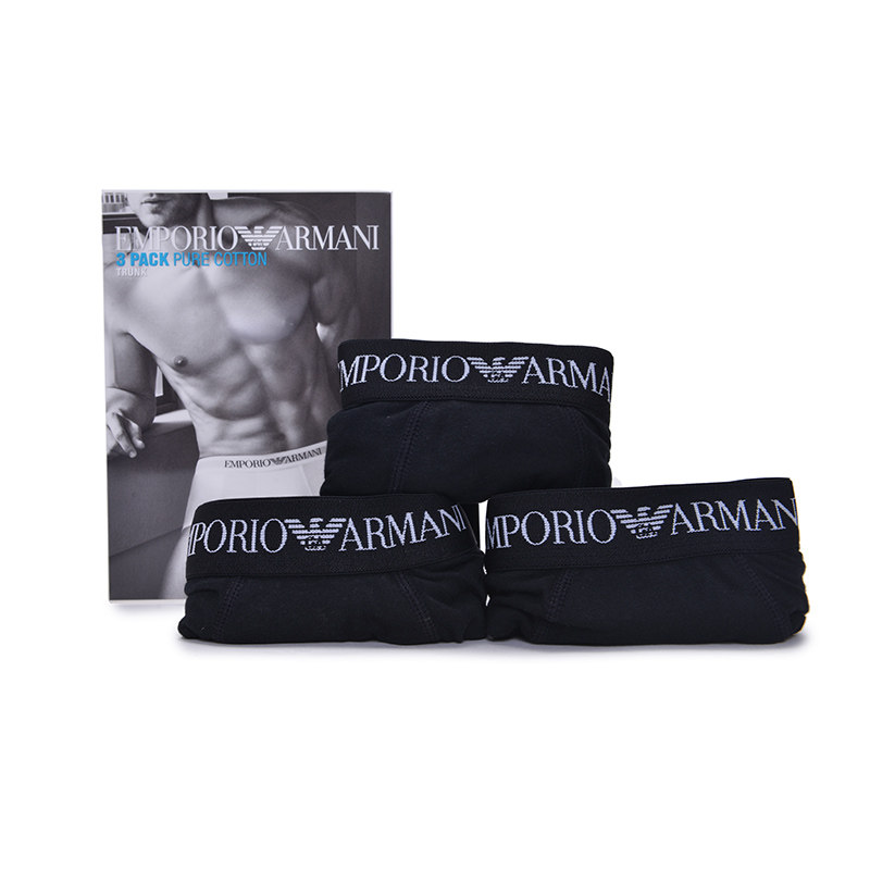 armani /阿玛尼平角男士简约内裤 联合供应海外内裤