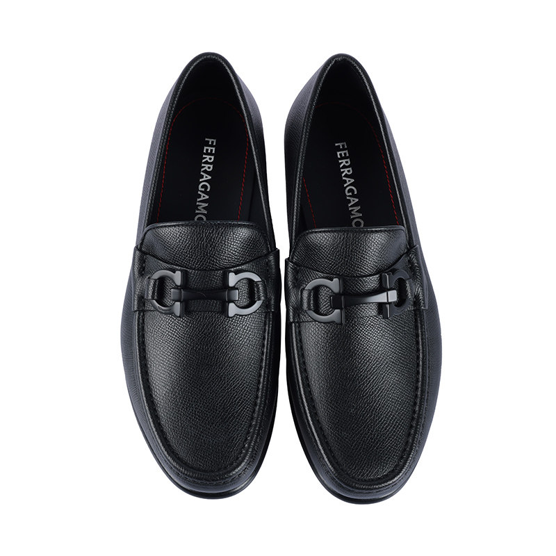 FERRAGAMO/菲拉格慕男士Gancini莫卡辛鞋牛皮乐福鞋高端休闲皮鞋,淘宝优惠券,粉丝福利购,淘宝优惠卷