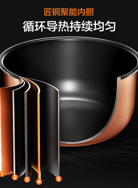 美的家用4L多功能电压力锅