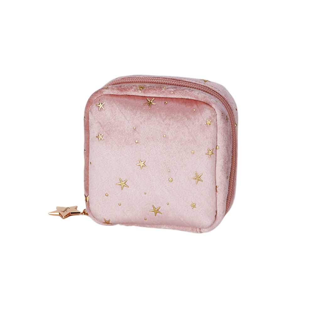 卫生巾姨妈巾收纳包随身护垫包小包便携零钱包丝绒口红包化妆包,淘宝优惠券,粉丝福利购,淘宝优惠卷