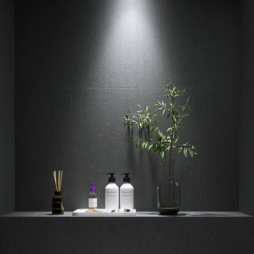 Современная простота черно -белая матовая незрелая кухня гостиная ресторан