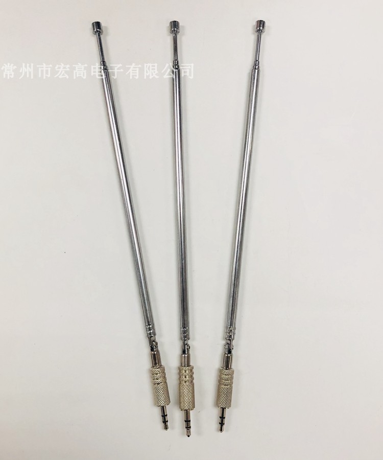 3.5MM FM手机收音机天线 拉杆伸缩手机天线 插卡音响天线调频专用 - 图3