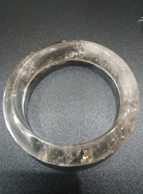 天然白幽灵白水晶手镯手串