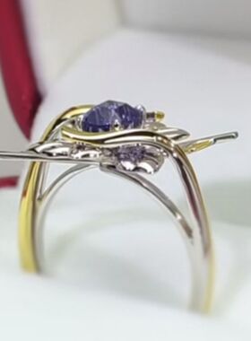 战双帕弥什主题印象戒指鸢尾花语指动漫游戏周边二次元食指戒调节