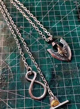 动漫周边jojo奇妙冒险金色虫箭项链法式复古个性精致新款潮送好友