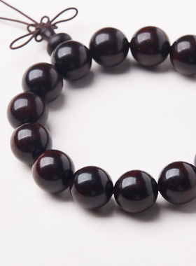 高油底灵隐紫檀15MM紫檀手串